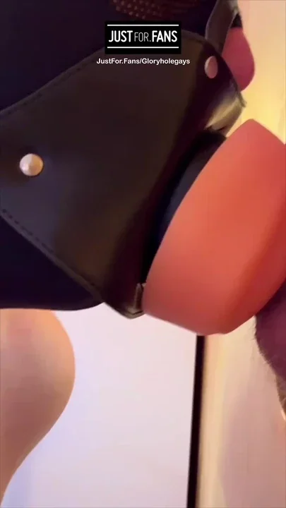 Straight Guy Pounds His Girl at the Gloryhole – But Who's Really Moaning Behind It