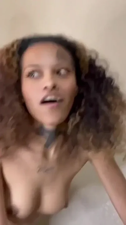 Slim sexy Afro Latina sucks BBC then gets fucked Doggy style Clip 1
