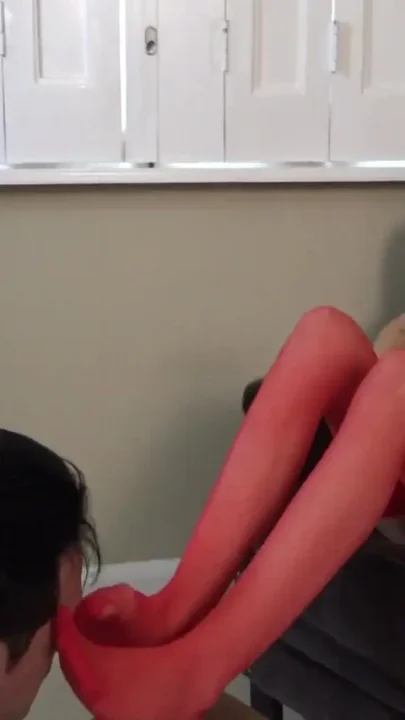 Erotic Female Sex Dominaton in Red Lingerie by Sadistic Slut Bitch Teen Princess