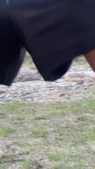 Compilation of public peeng in nature Showing pads POV Clip 3