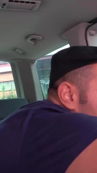 Silicone tits are shaking on the road because she likes sex in the van