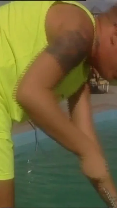 Morning Sex with Loud Moaning by the Pool