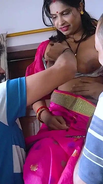 DESI MALLU BHABHI HARDCORE THREESOME SEX WITH TWO ELECTRICIAN AT STAIRWELL WHEN