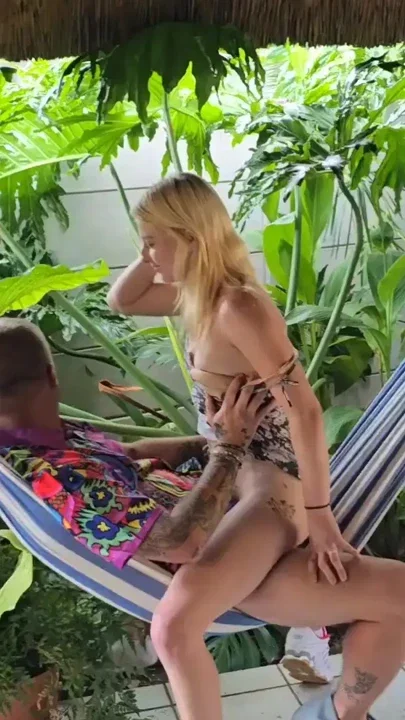 Fucking on hamock on hawaii holiday Clip 1