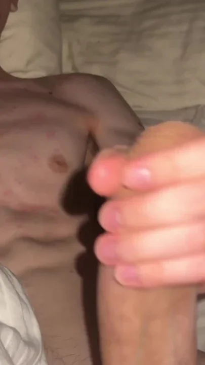Young Twink Doing Naughty Things at Night