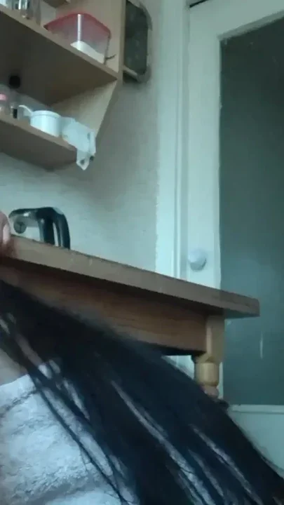 While my stepsister was washing the dishes her girlfriend was licking my pussy
