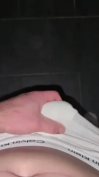 German Master orders deep blowjob white Calvins down cock dripping Clip 1