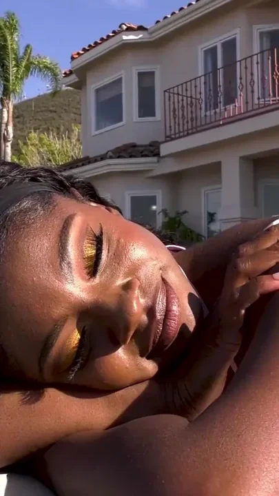 Stepdad convinces his stepson to fuck his new ebony girlfriend Anne Amari together