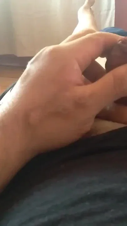 boy shows his sweaty big dick Clip 1