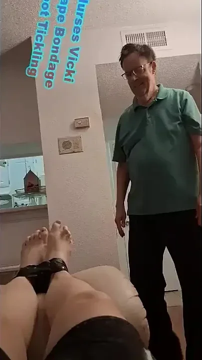 BBW Nurse Vicki Is Bond and Has Foot Tickling Part 1
