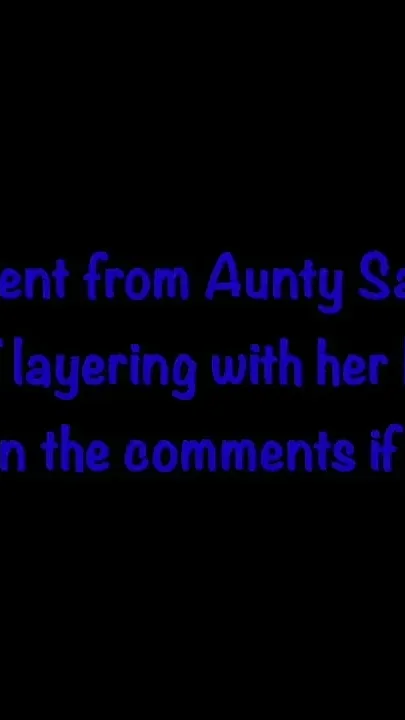 Vgq4 Aunty Sandra Layering