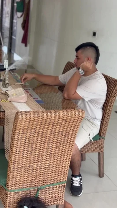 MY BOYFRIEND'S BEST FRIEND ATTRACTS ME AND I FUCK HIM IN HIS KITCHEN IN FRONT OF