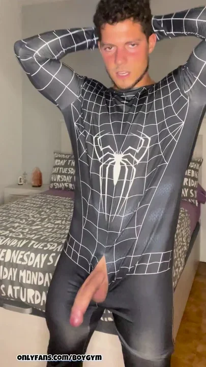 Spiderman Cum Cock