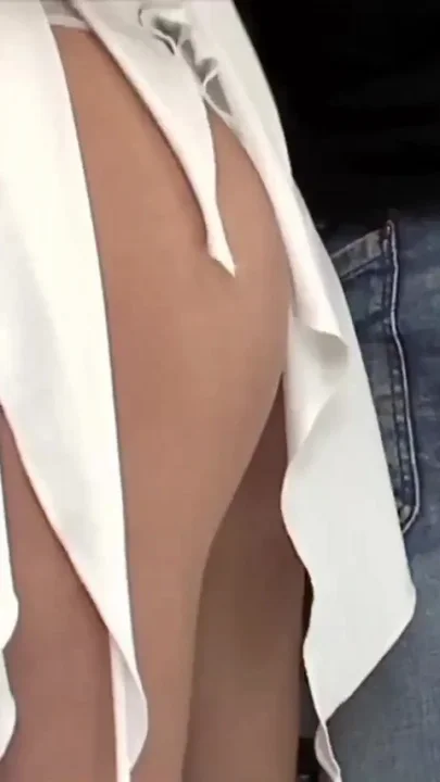 Busty milf sprayed all over her boobs