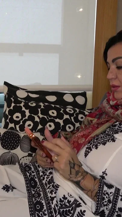 Hijab Stepmom Showing Stepson Forbidden Parts of Her Body and Want Sex