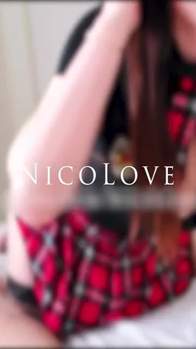 Nico Love in Schoolgirl Uniform Getting Cum All Over Her Face
