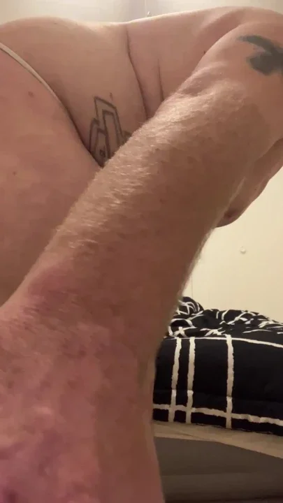 Fucking my tight ass in a thong