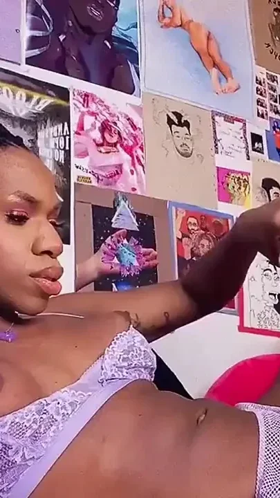 Lavender lady accidental cumshot