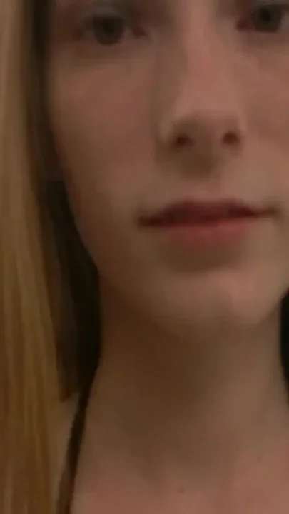 Alluring freckled teen swallows cum