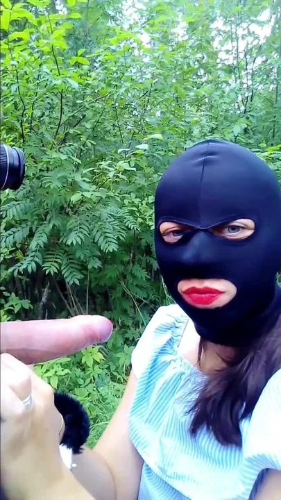 Beautiful BDSM in the forest Clip 1