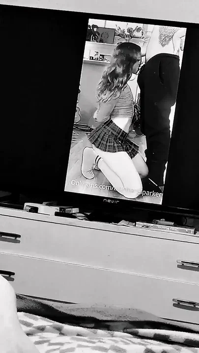 POV Blowjob and Deepthroat Akasha Black and White