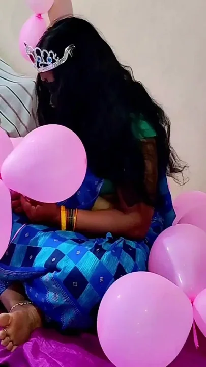 Indian Housewife on Her Birthday