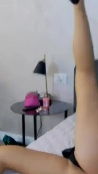 HelenWaldorf great legs high heels and a naughty thong tease Clip 1