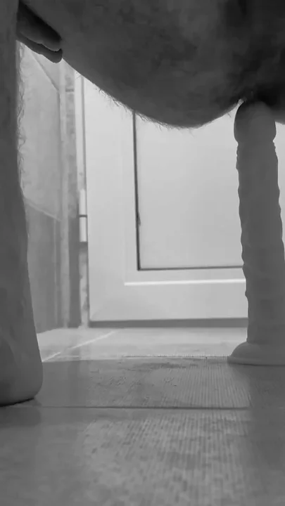 Pierced Cock Riding Dildo
