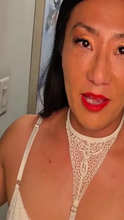 Petite Asian Squirts All Over Muscle Bull's Thick White Cock
