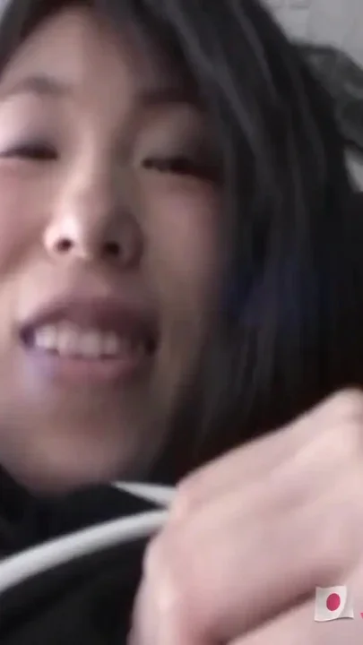 Skinny Japanese MILF toyed and creampie