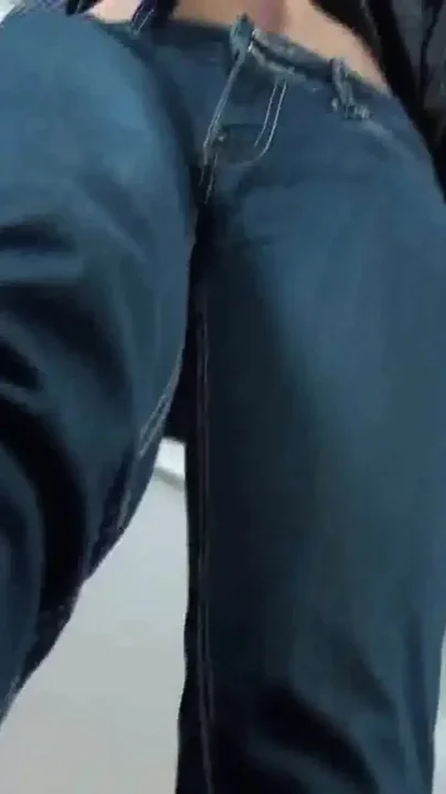 She strips tramples and masturbates on him