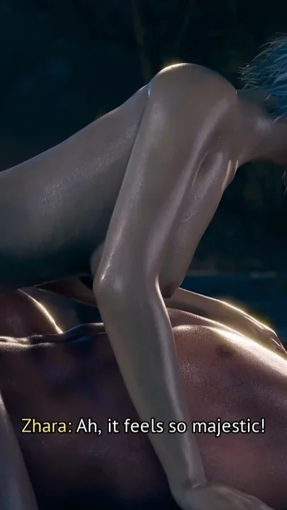 Forbidden Fantasy Zhara 3 The halfbreed Zhara half demon half human fucks our