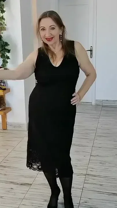 I take off my clothes by very sexy way Black lingerie and stockings You can see