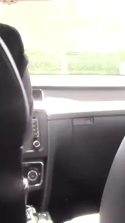Twink fucked bareback by the Uber driver outdoor