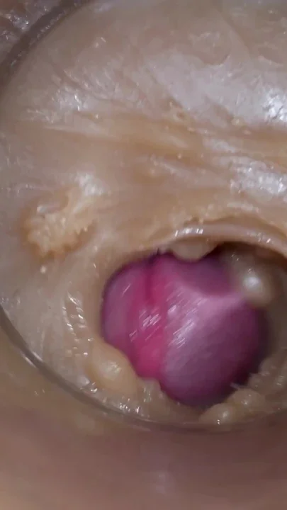 Camera Inside Deep Pussy Captures Ejaculation Clip 1