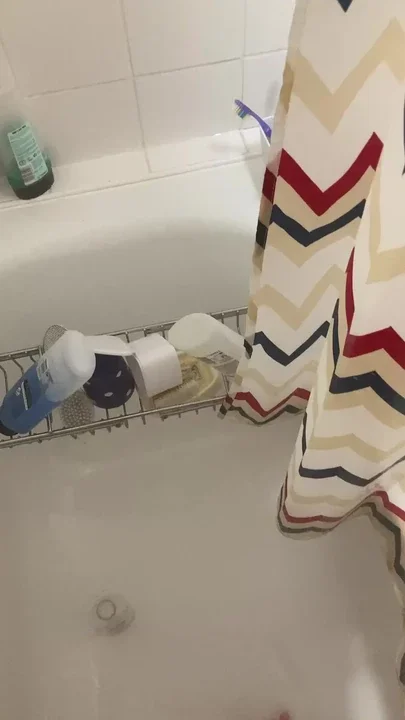 Playing in the mirror dick tease