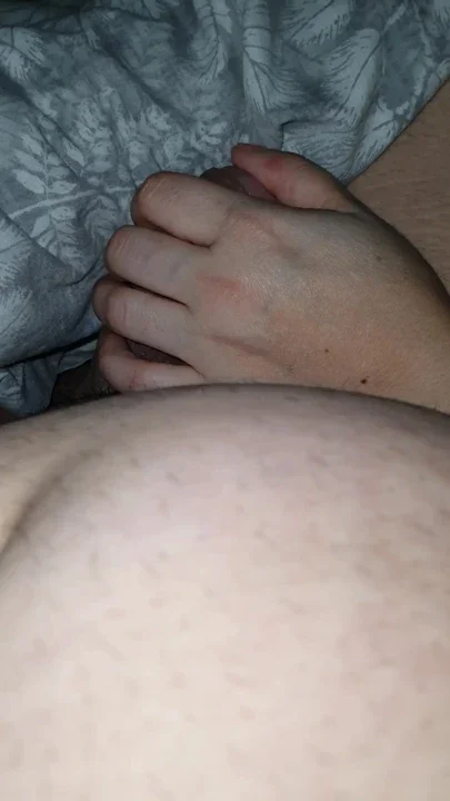 Step mom surprised step son by pulling out his dick under blanket and handjob