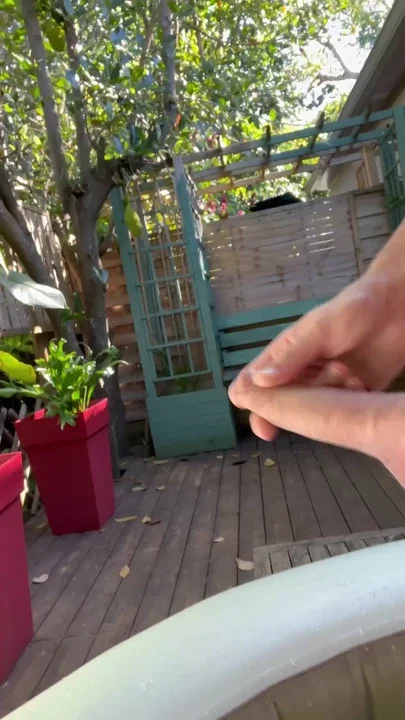 BeENJoY - my hotel neighbor sees me naked on the terrace it makes me want to so