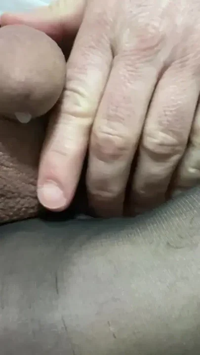 Trans female Crossdresser squirts cum out of her clit cock hands free with no