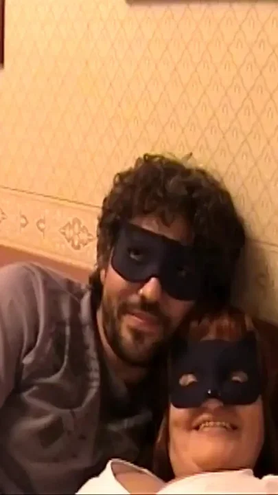 Fingering in Ass and Pussy for Busty Masked Mature Fucked by Huge Cock