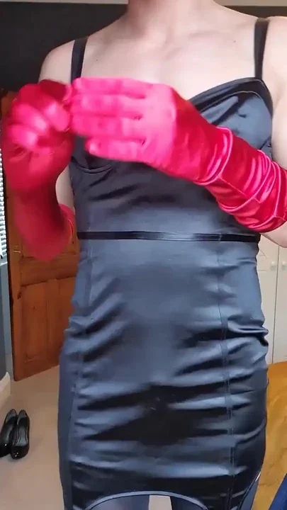 Indulging with my satin fetish do I have you on edge