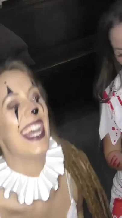 Awesome Halloween Bukkake Facials with Babe and Classy Filth