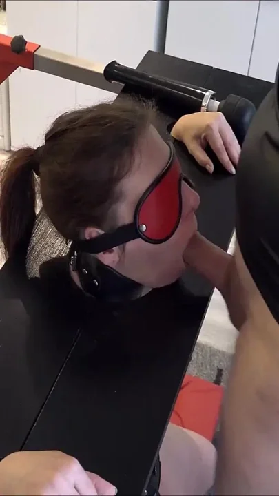 Slave Defenseless in the Pillory Driven to Orgasm on Sybian Part 2