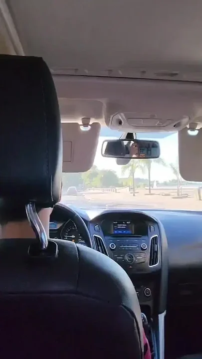 Anal Sex in the Car with a Public View Coastal Walk