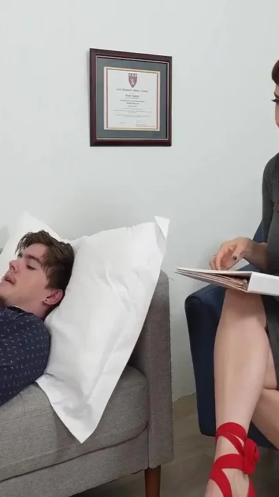 AuntJudysXXX - Busty Redhead MILF Sex Therapist Melody Mynx Knows What Her Patient Needs
