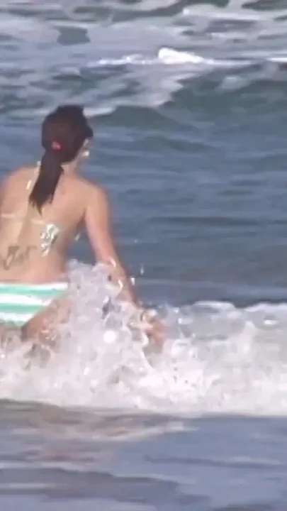 The Girls Get Naked On A Beach