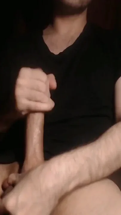 Horny Guy Jerking off Big Cock Pump with Me