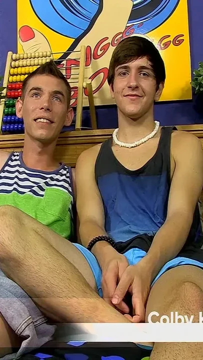 A sticky hole for new twink colby