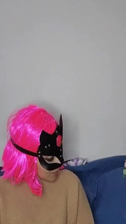 Big Natural Tits and Pussy Mask I'm Making Myself Explode for You