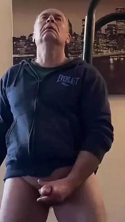 Mature Man Masturbating